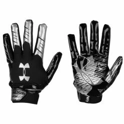 Brand new 💯 Under Armour F7 Men's Football Receiver Gloves Black/White ✔️