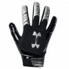 Promo ✨ Under Armour F7 Men's Football Receiver Gloves Black/Silver ✨ -Adidas Shop 1320 10465 0023 022 big 04