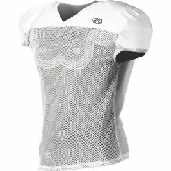 New 🤩 Rawlings Premium Pro Cut Adult Football Practice Jersey White 💯