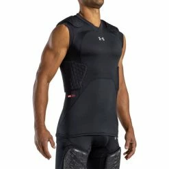Best Sale 👍 Under Armour Adult Gameday Armour Pro-5 Padded Top Black 😍