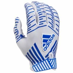 Hot Sale 🔔 Adidas Filthy Quick 3.0 Adult Receiver Gloves White/Royal 😀