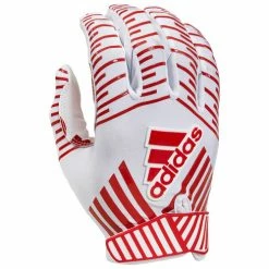 Hot Sale 😍 Adidas Filthy Quick 3.0 Adult Receiver Gloves White/Red 🎉