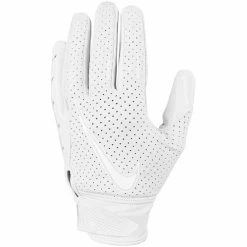 Deals 😀 Nike Vapor Jet 6.0 Youth's Football Gloves White/Silver ⭐