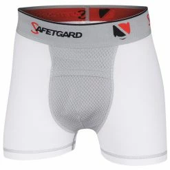 Flash Sale 🧨 SAFETGARD Youth's Boxer Briefs With Cage Cup White ⭐