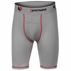 Coupon 🎉 SAFETGARD Youth's Compression Shorts With Cage Cup Gray ✨
