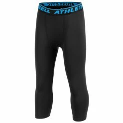 Budget ✨ Russell Athletic Boys' Compression 3/4 Tights Black/Blue 👍