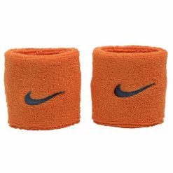 Best deal ❤️ Nike Swoosh 3" Wristbands Orange ⭐
