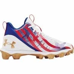 Outlet 🥰 Under Armour Spotlight RM JR Limited Edition Youth's Football Cleats Blue Combo 😉