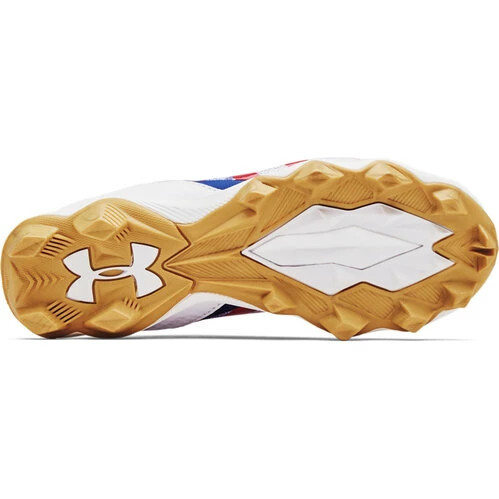 Outlet π₯° Under Armour Spotlight RM JR Limited Edition Youth's Football Cleats Blue Combo π 5 Outlet π₯° Under Armour Spotlight RM JR Limited Edition Youth's Football Cleats Blue Combo π - Image 3